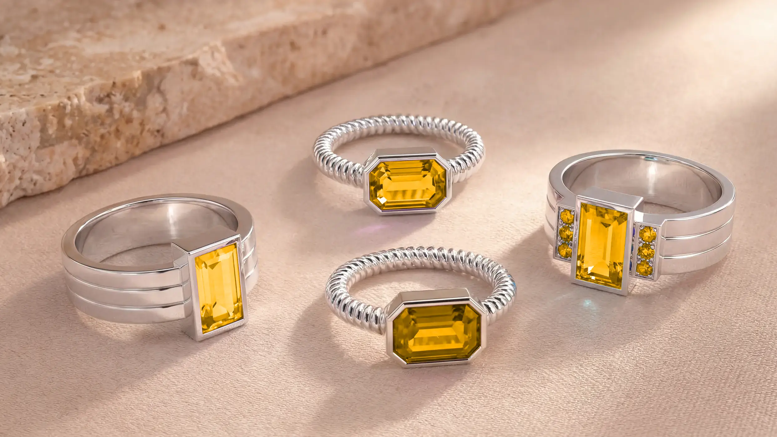 Citrine : quelles pierres ne pas associer | Bajoia