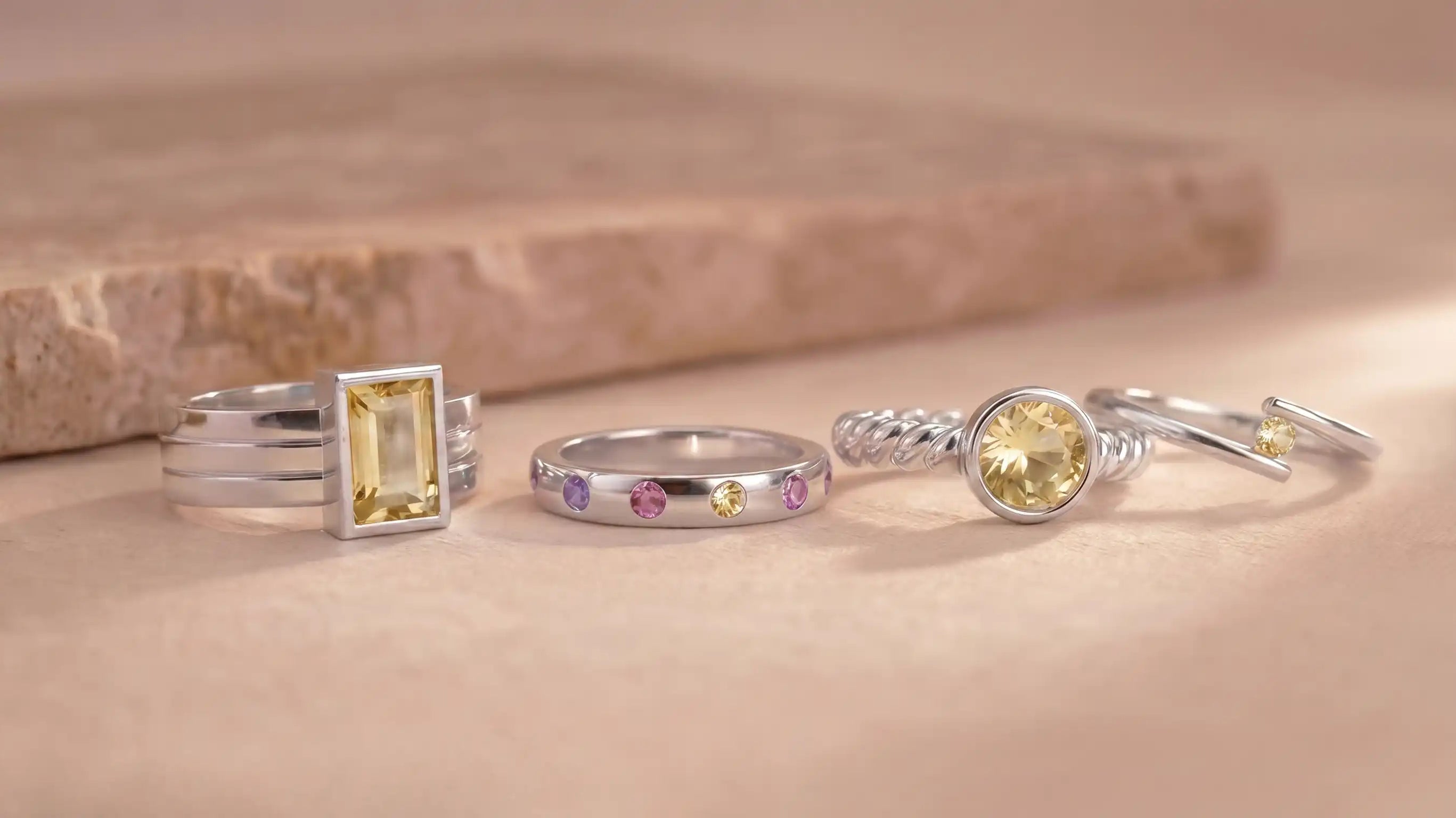 Citrine : signification, vertus et bijoux femme | Bajoia