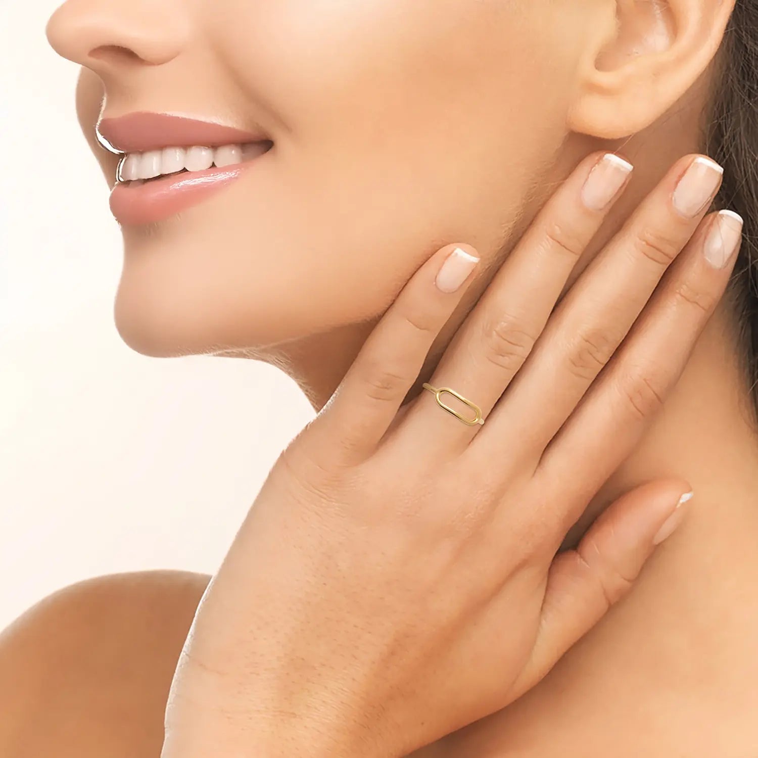 Bague plaqué or 18 carats
