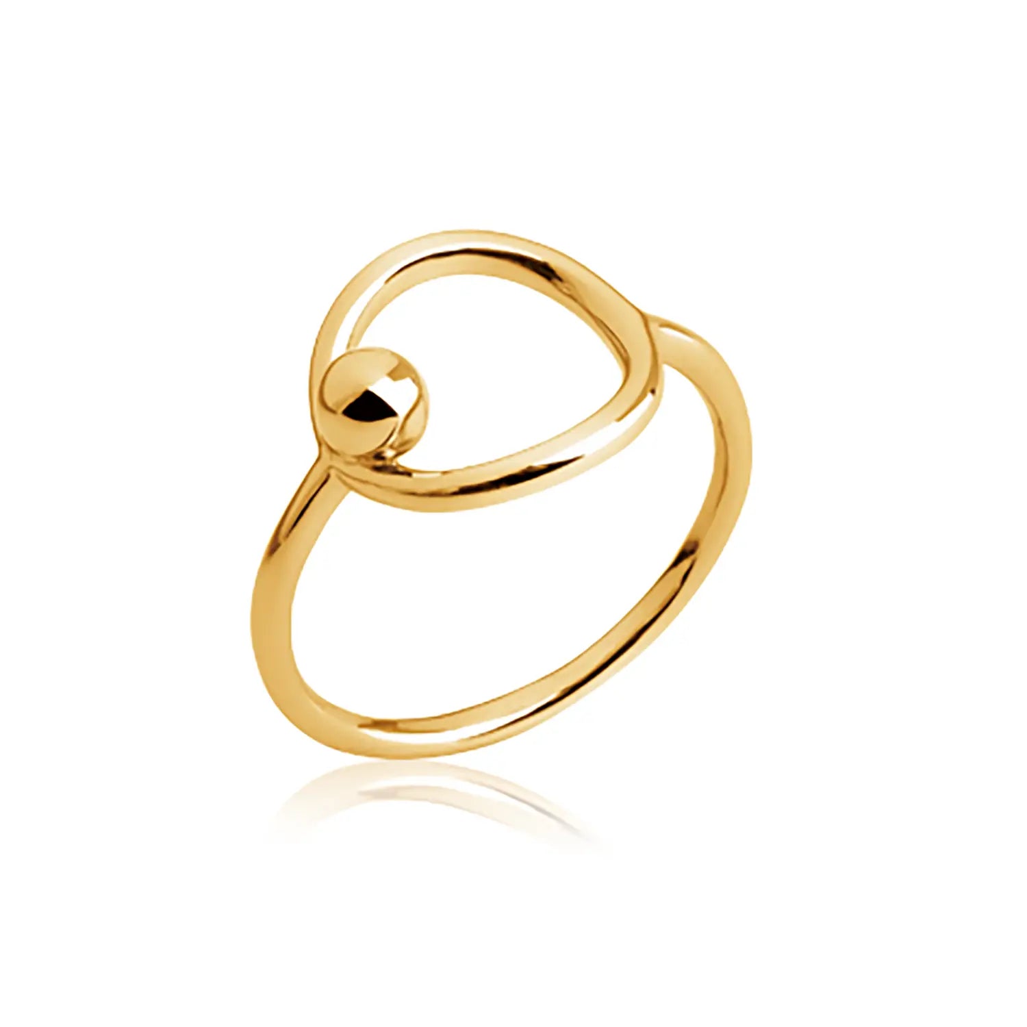 Bague plaqué or 18 carats