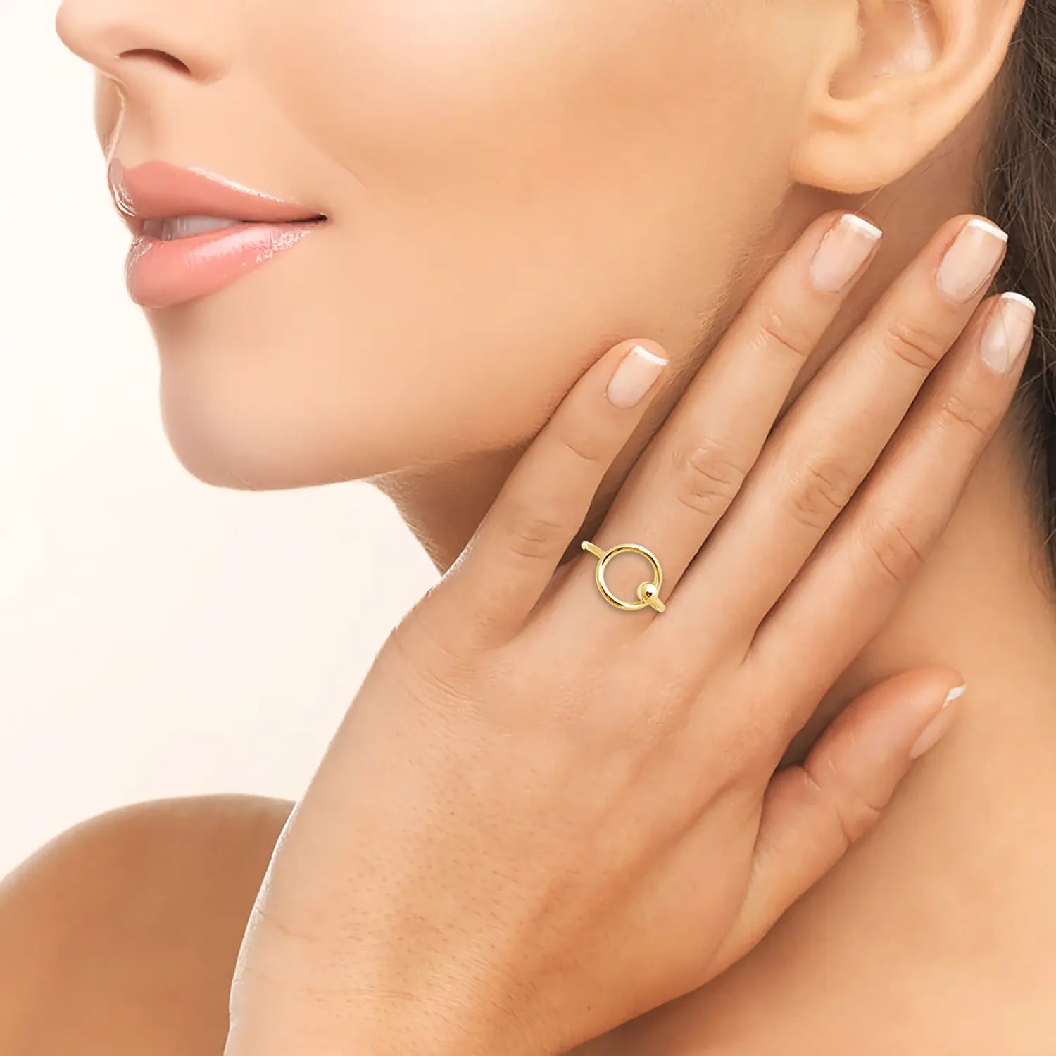 Bague plaqué or 18 carats
