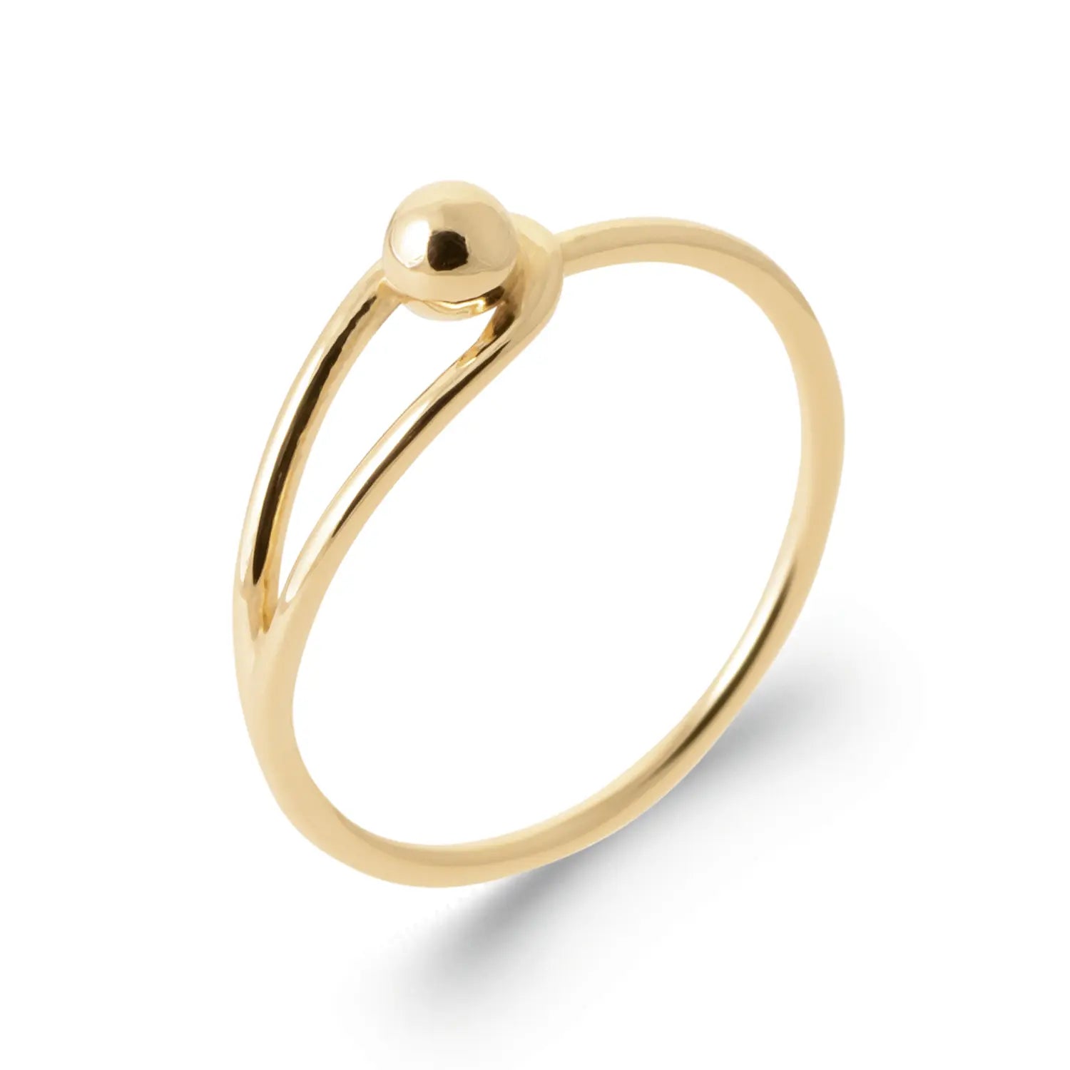 Bague plaqué or 18 carats