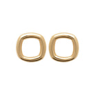 Boucles d’oreilles puces plaqué or 18 carats