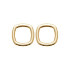 Boucles d’oreilles puces plaqué or 18 carats