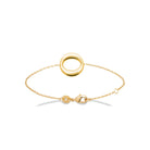 Bracelet plaqué or jaune 18 carats