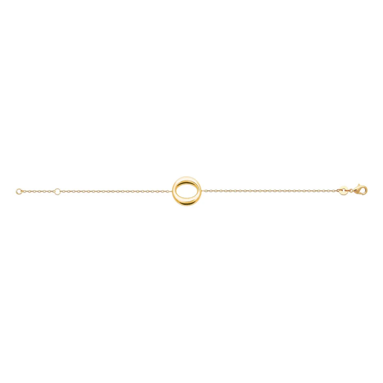 Bracelet plaqué or jaune 18 carats
