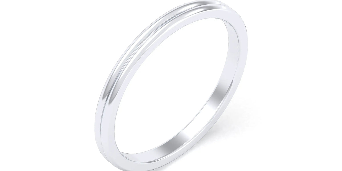 Alliance Unisson double rang en argent 950