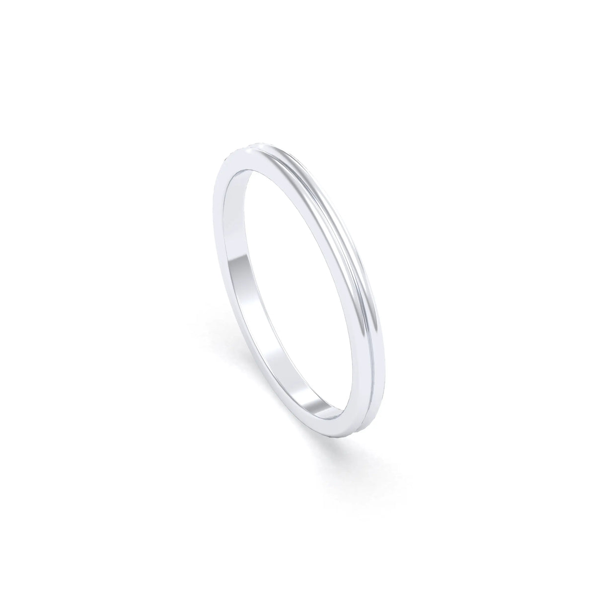 Alliance Unisson double rang en argent 950