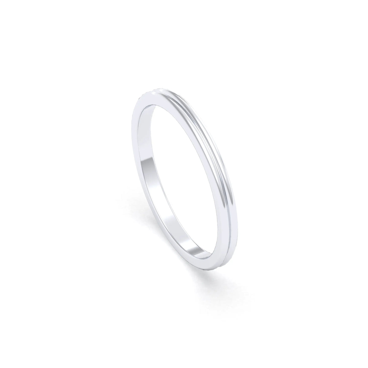 Alliance Unisson double rang en argent 950