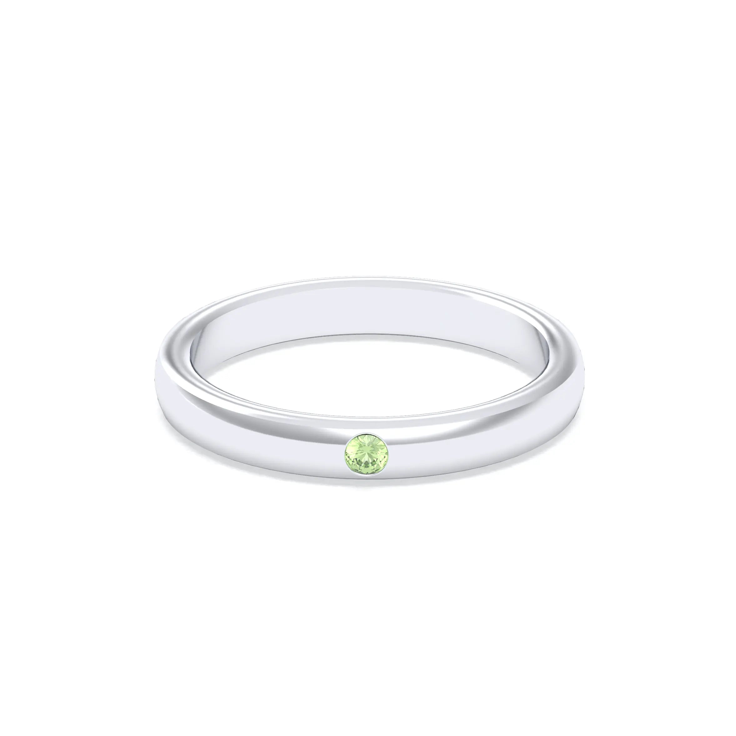 Bague Elisa Solitaire – L'Essence de l'Argent 950 et son Point de Lumière