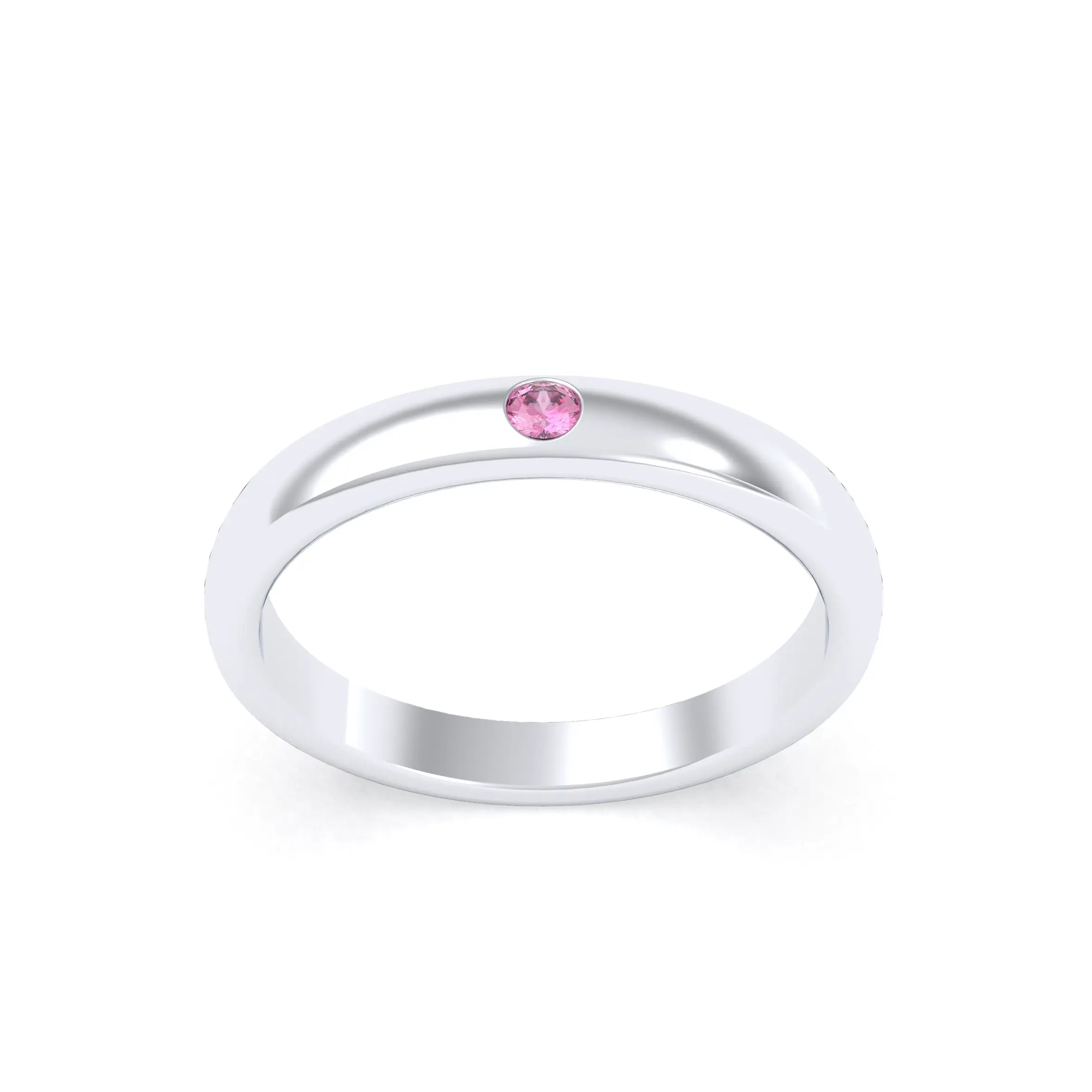 Bague Elisa Solitaire – L'Essence de l'Argent 950 et son Point de Lumière