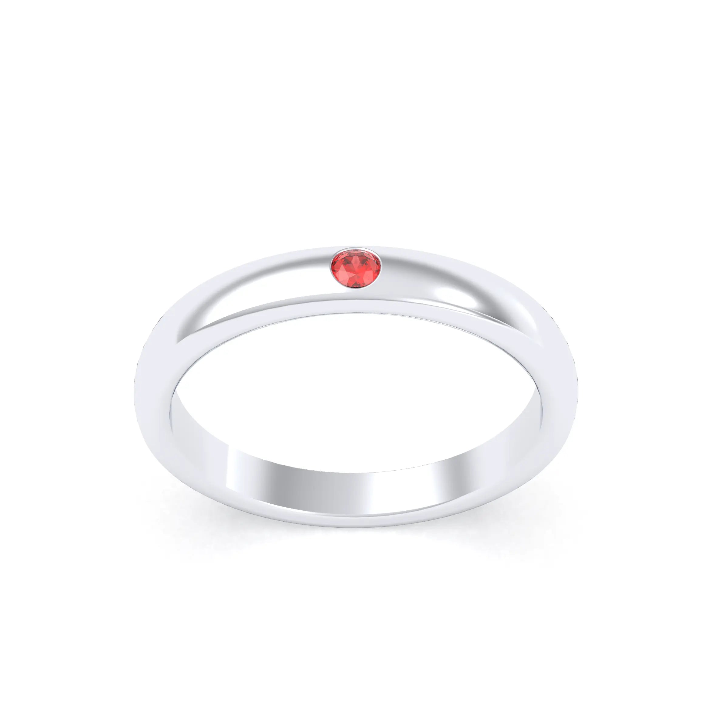 Bague Elisa Solitaire – L'Argent 950 sublimé par les Pierres Précieuses