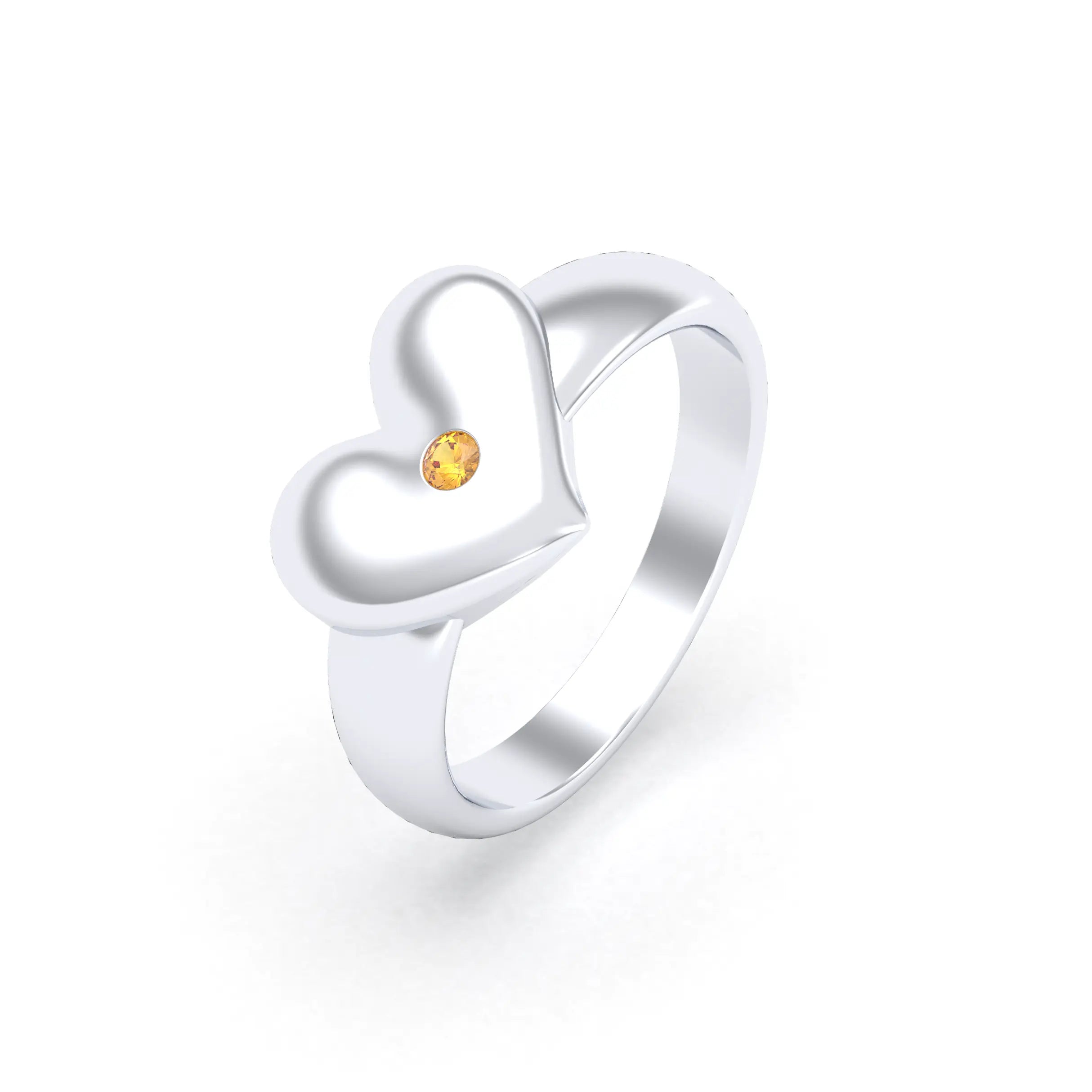 Bague Étreinte en Argent : l’éclat d’un cœur sculpté sur mesure