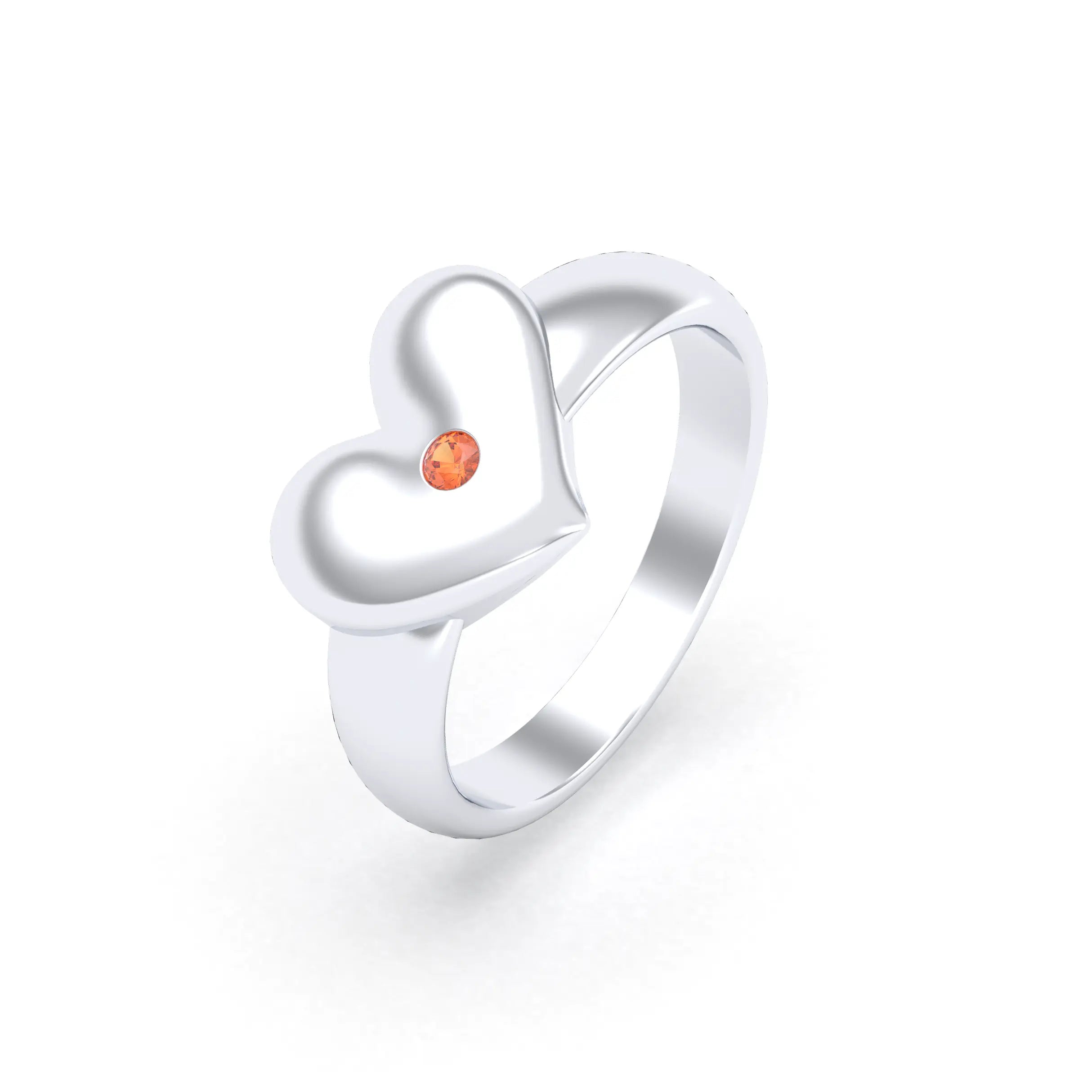 Bague Étreinte en Argent : l’éclat d’un cœur sculpté sur mesure