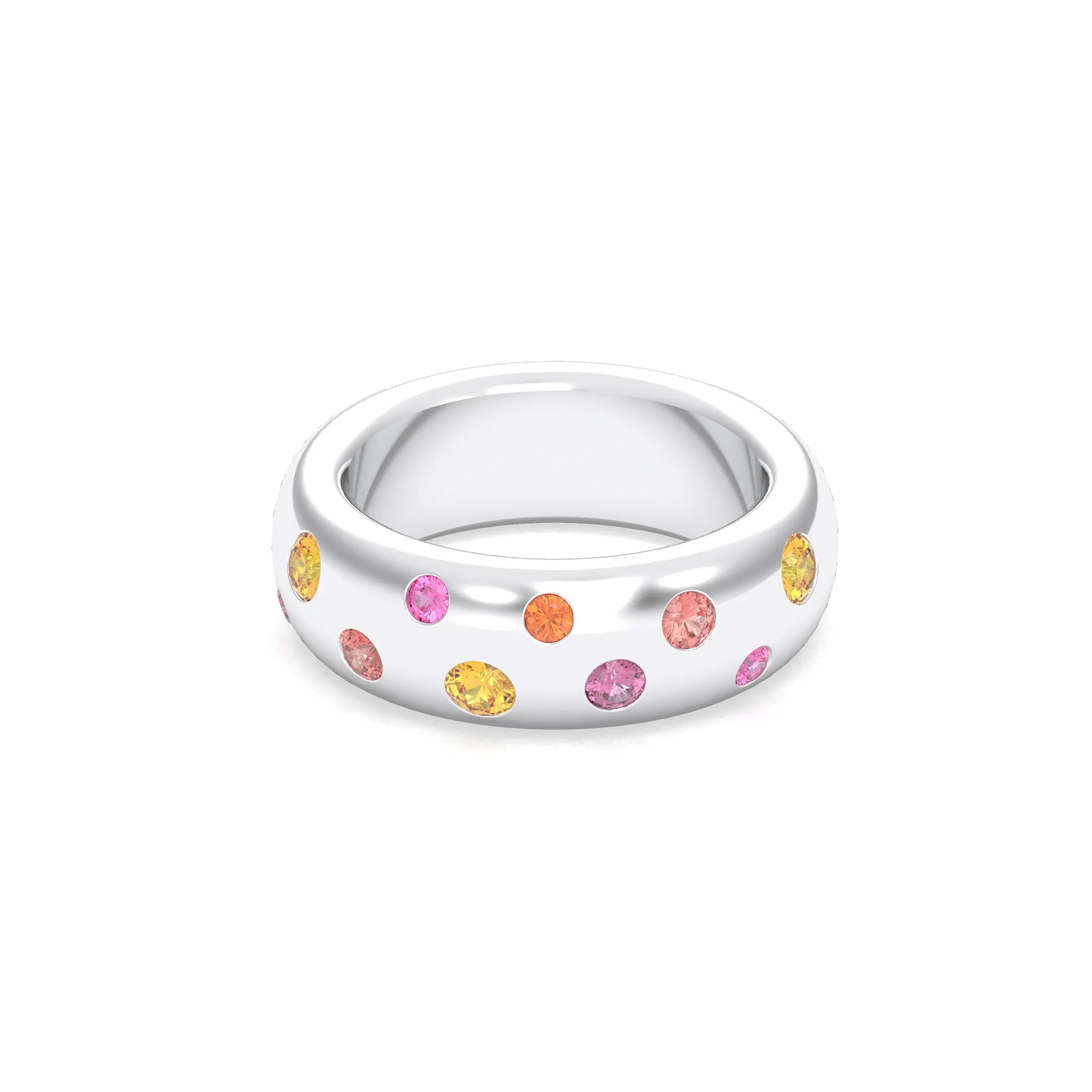 Bague Sabrina "L'Absolue" Argent 950 – Saphirs, Rubis & Pierres Fines