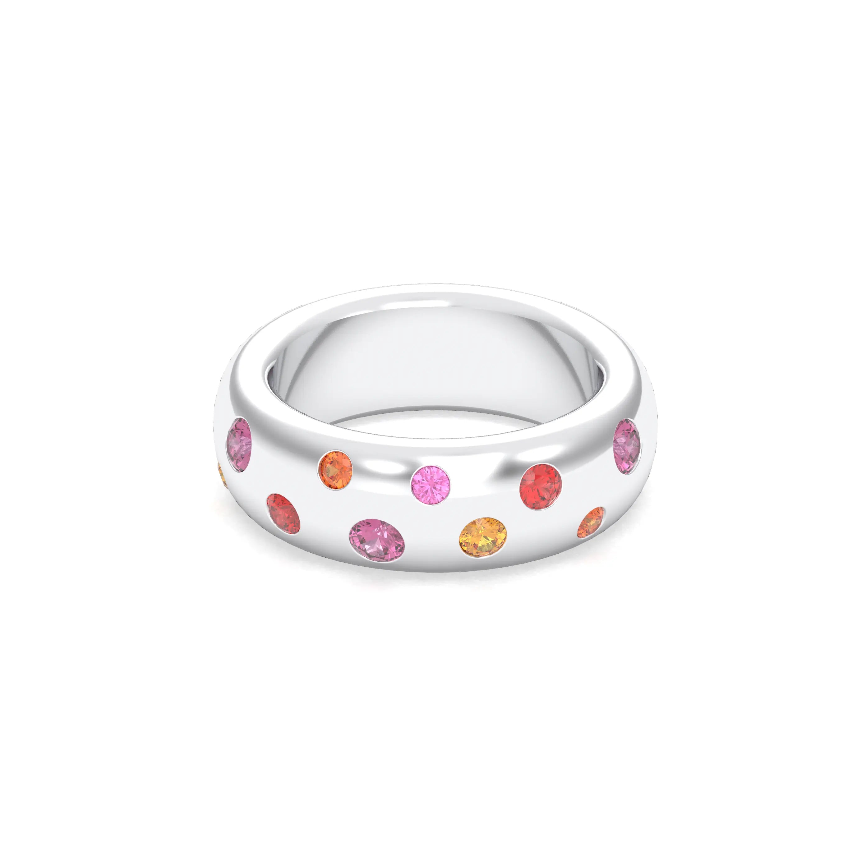 Bague Sabrina "L'Absolue" Argent 950 – Saphirs, Rubis & Pierres Fines