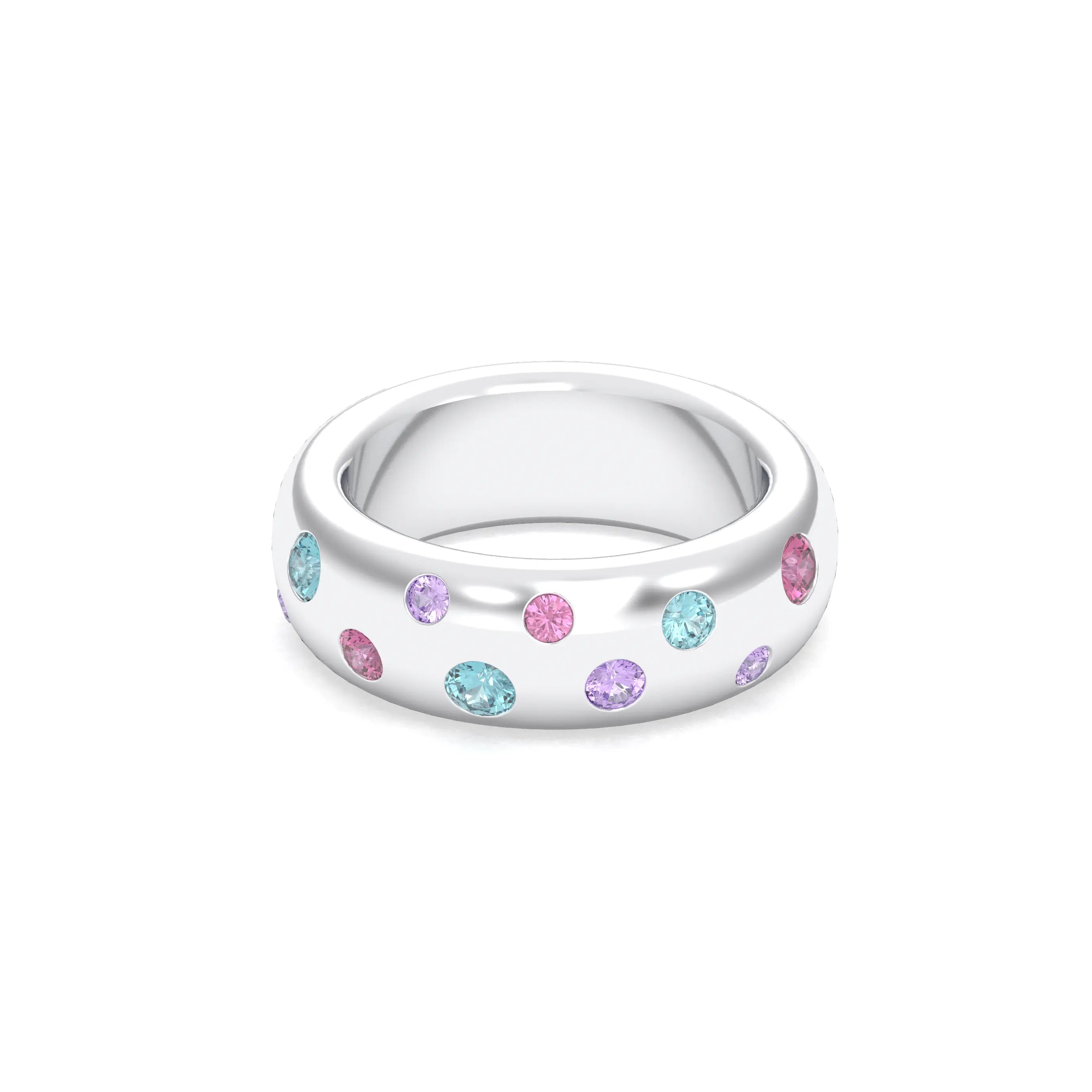 Bague Sabrina Argent 950 – L'Éclat des Pierres Fines