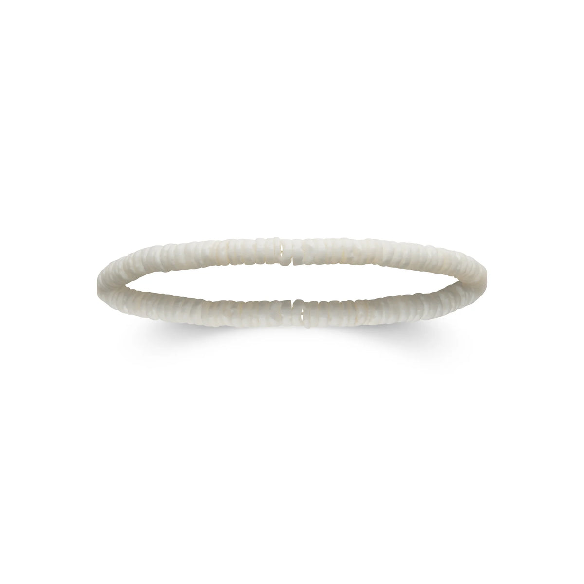 Bracelet coquillages blancs homme