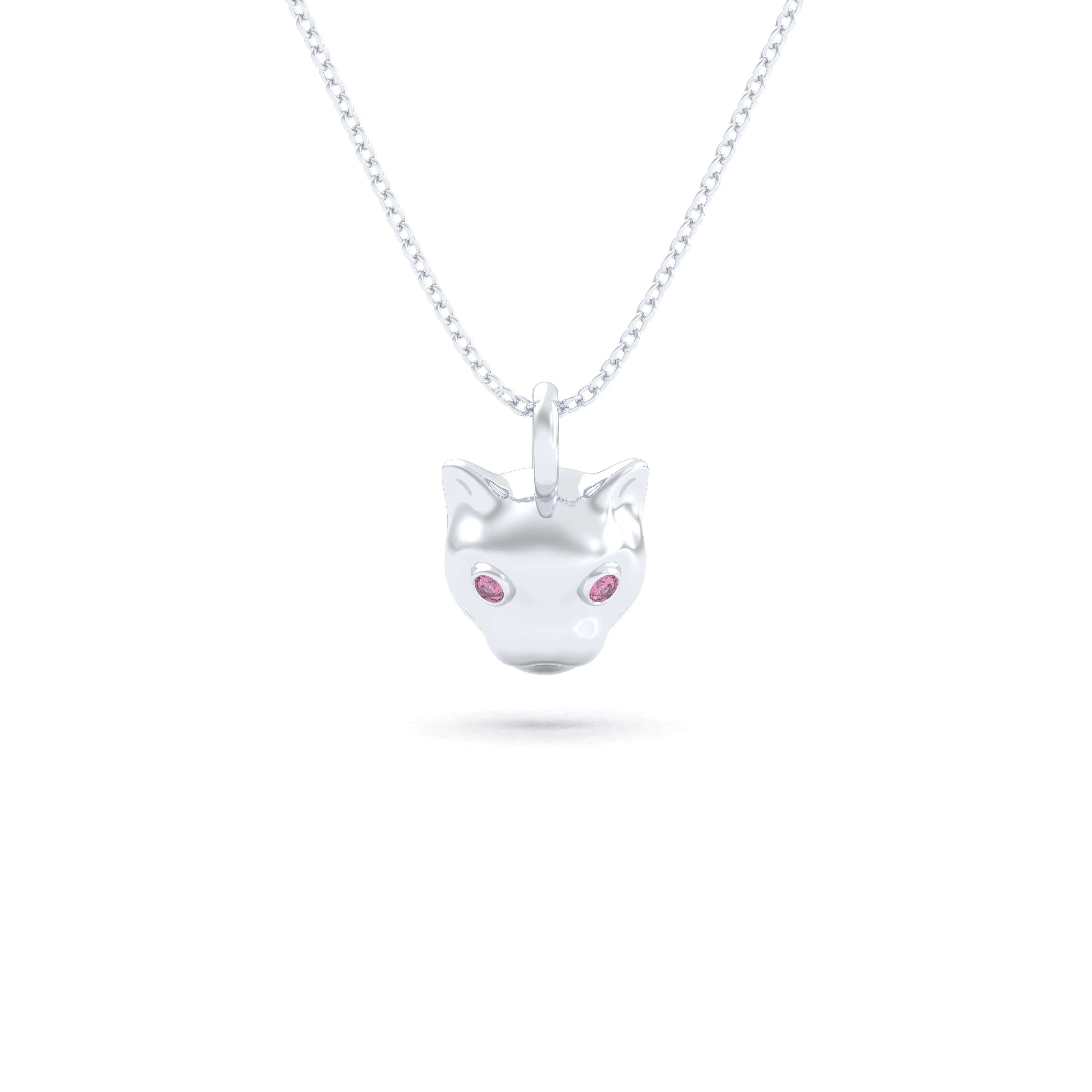 Collier “Féline” en Argent 950 et Pierres Fines – L'Éclat Indomptable