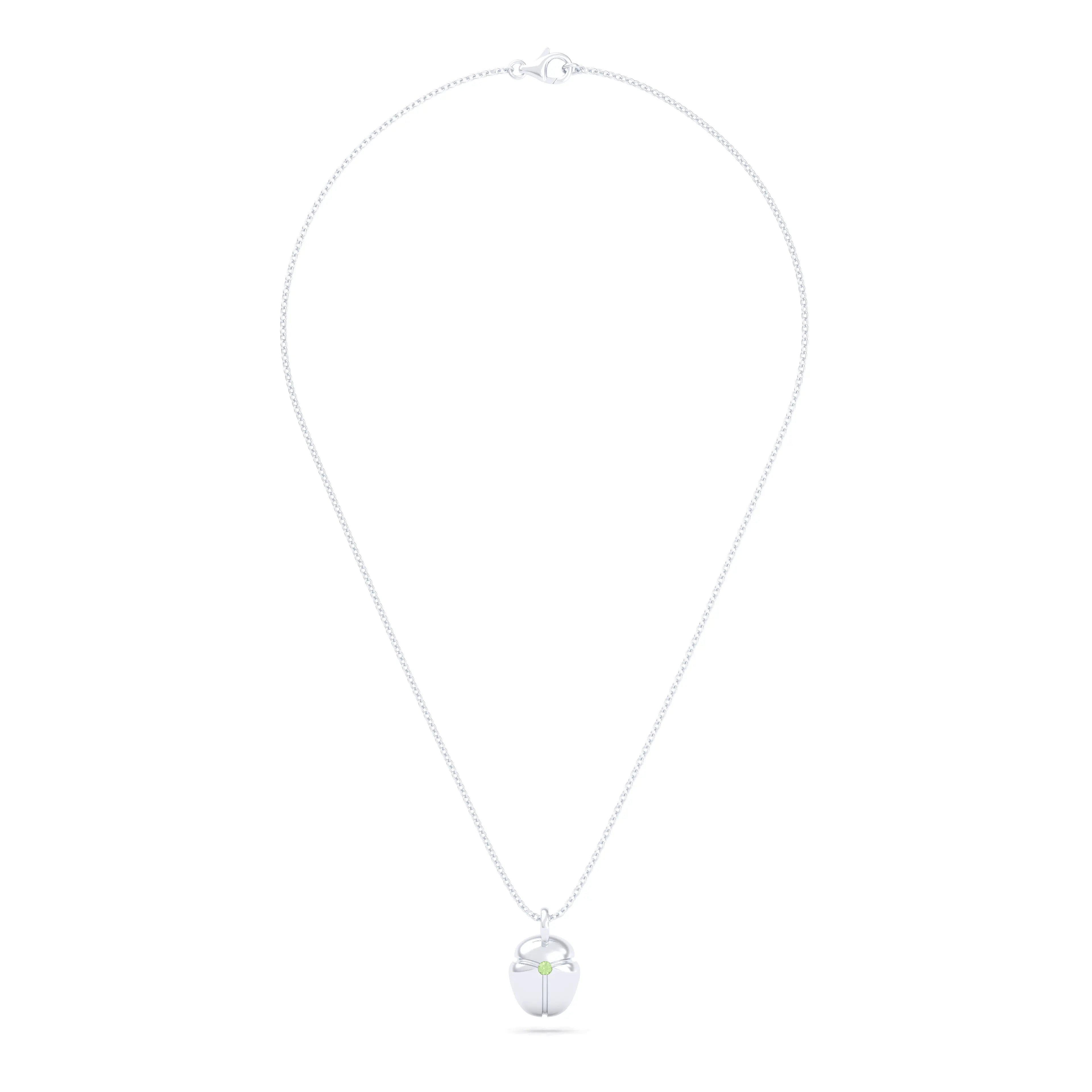 Collier Scarabée en argent et pierre sur mesure