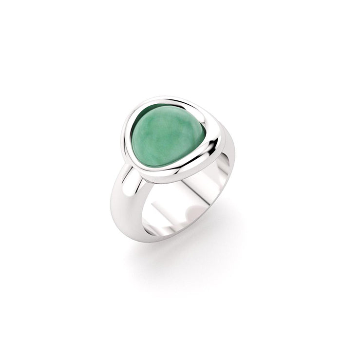 Bague Camille en argent 950 et aventurine