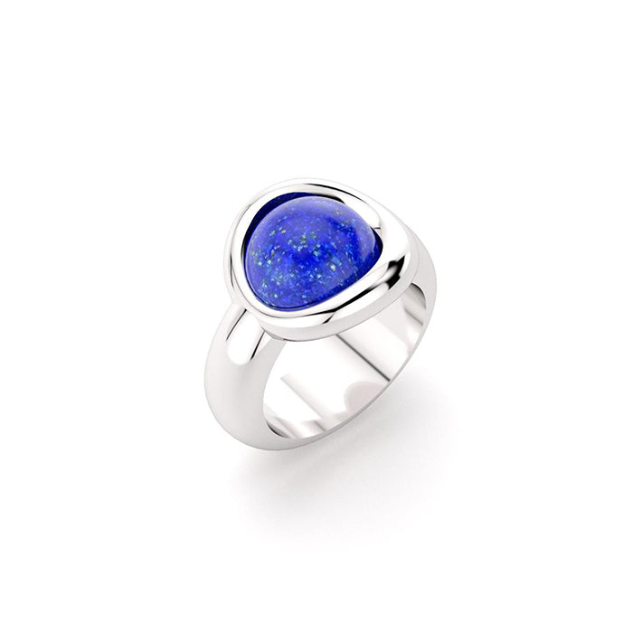 Bague Camille en argent 950 et lapis lazuli