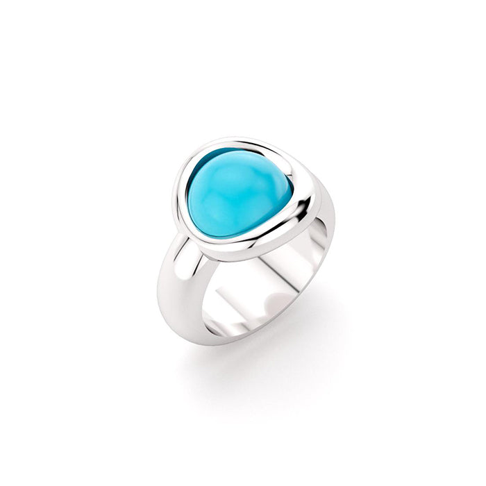 Bague Camille en argent 950 et turquoise