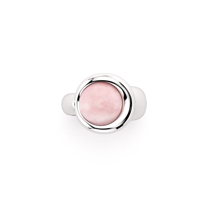 Bague Camille en argent 950 et quartz rose