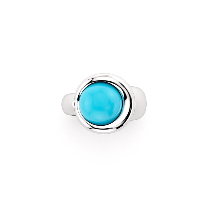 Bague Camille en argent 950 et turquoise
