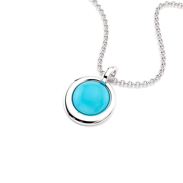 Collier Camille Turquoise avec chaîne en argent 925