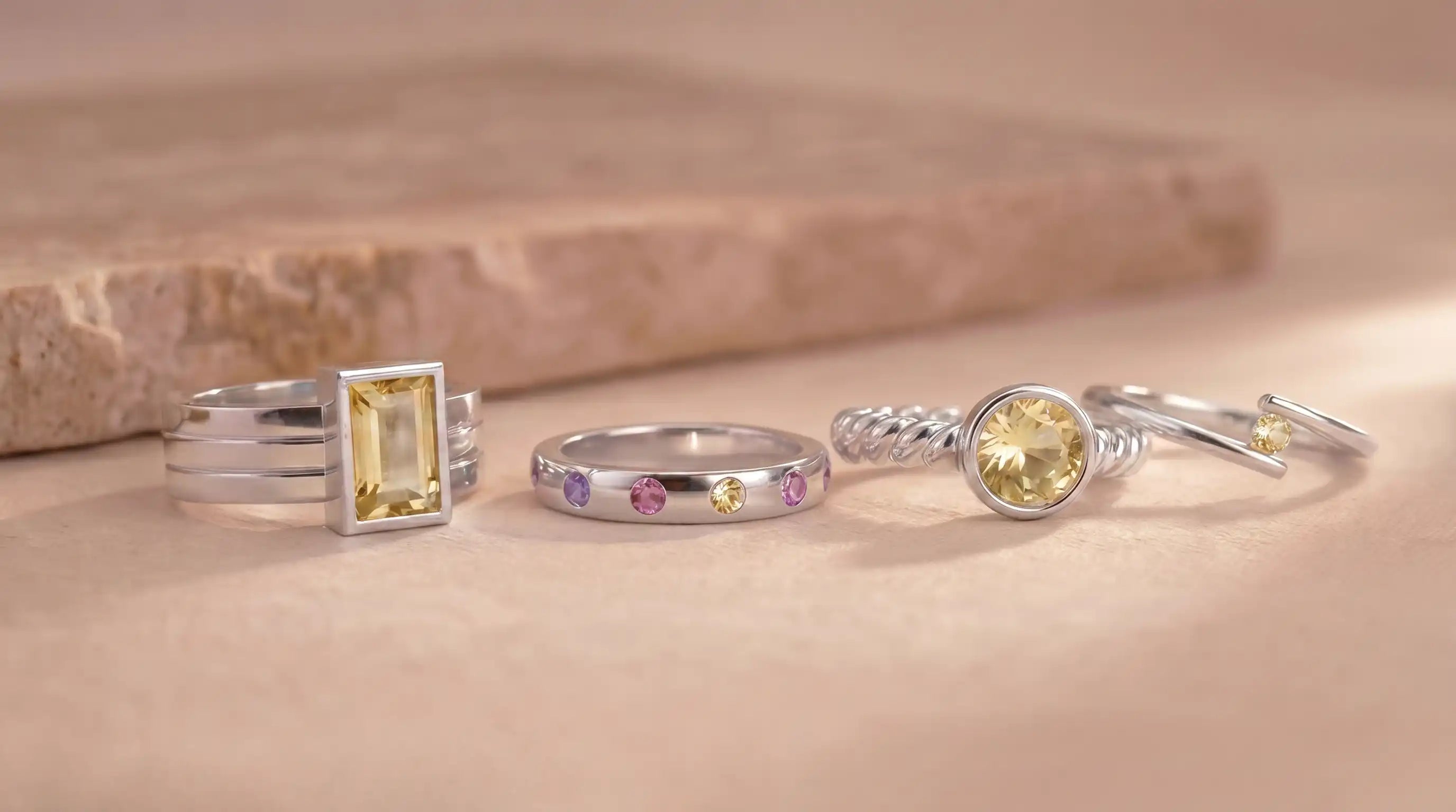 Citrine : signification, vertus et bijoux femme | Bajoia