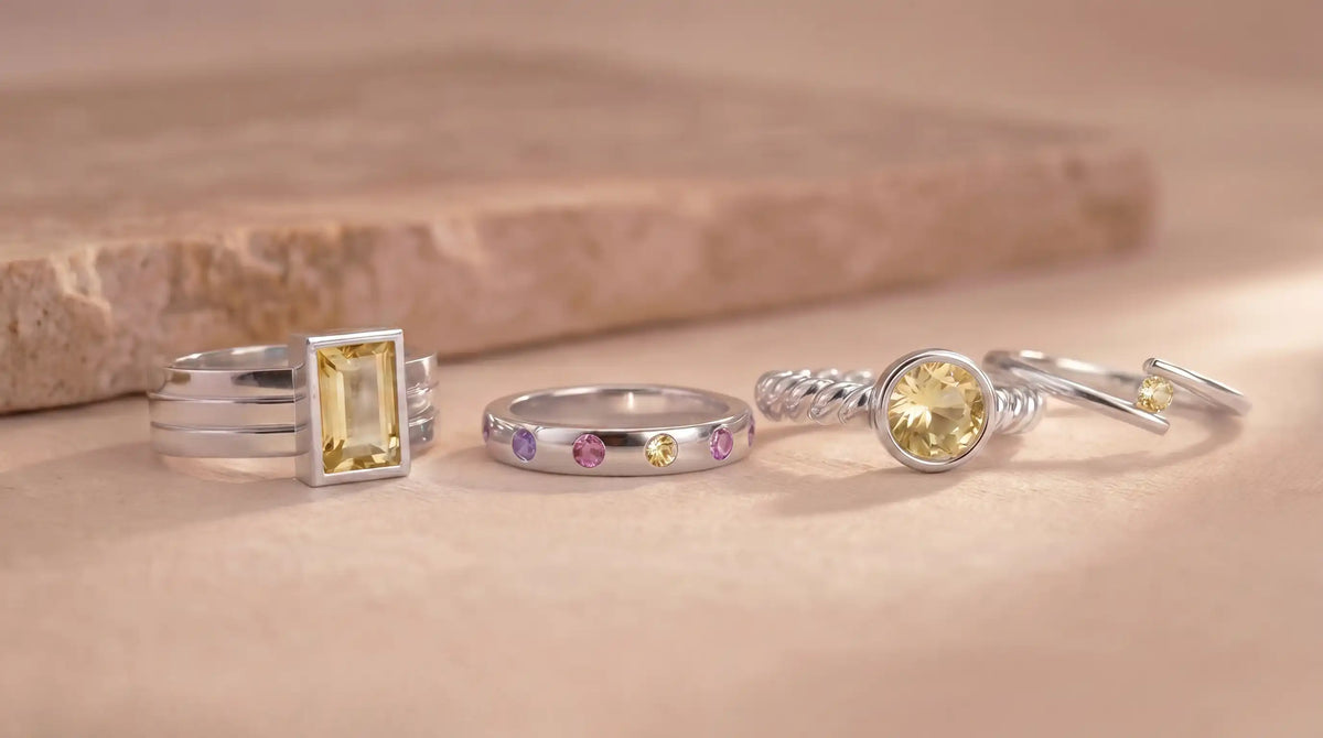 Citrine : signification, vertus et bijoux femme