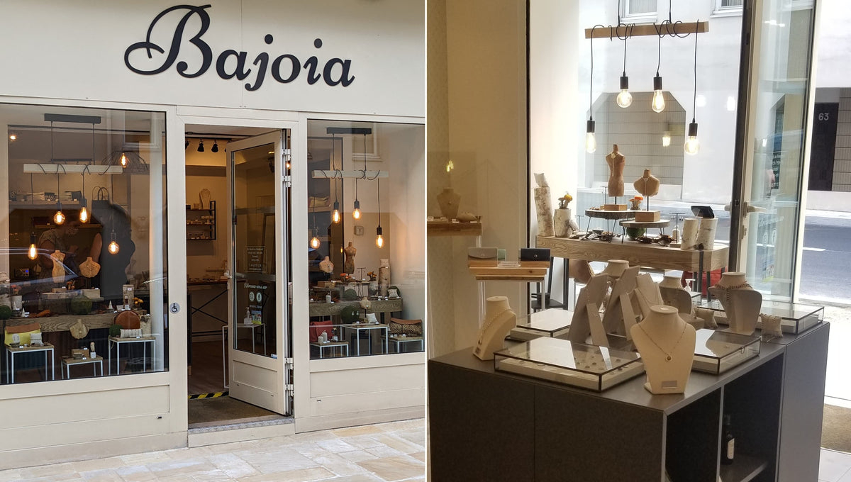 Boutique Bajoia au 84&nbsp;Grande Rue à Sèvres, où composer son bijou en argent 950 à offrir