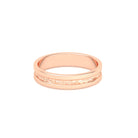 Alliance Altaïr | Or 18 carats | Centre texturé scintillant et bords polis