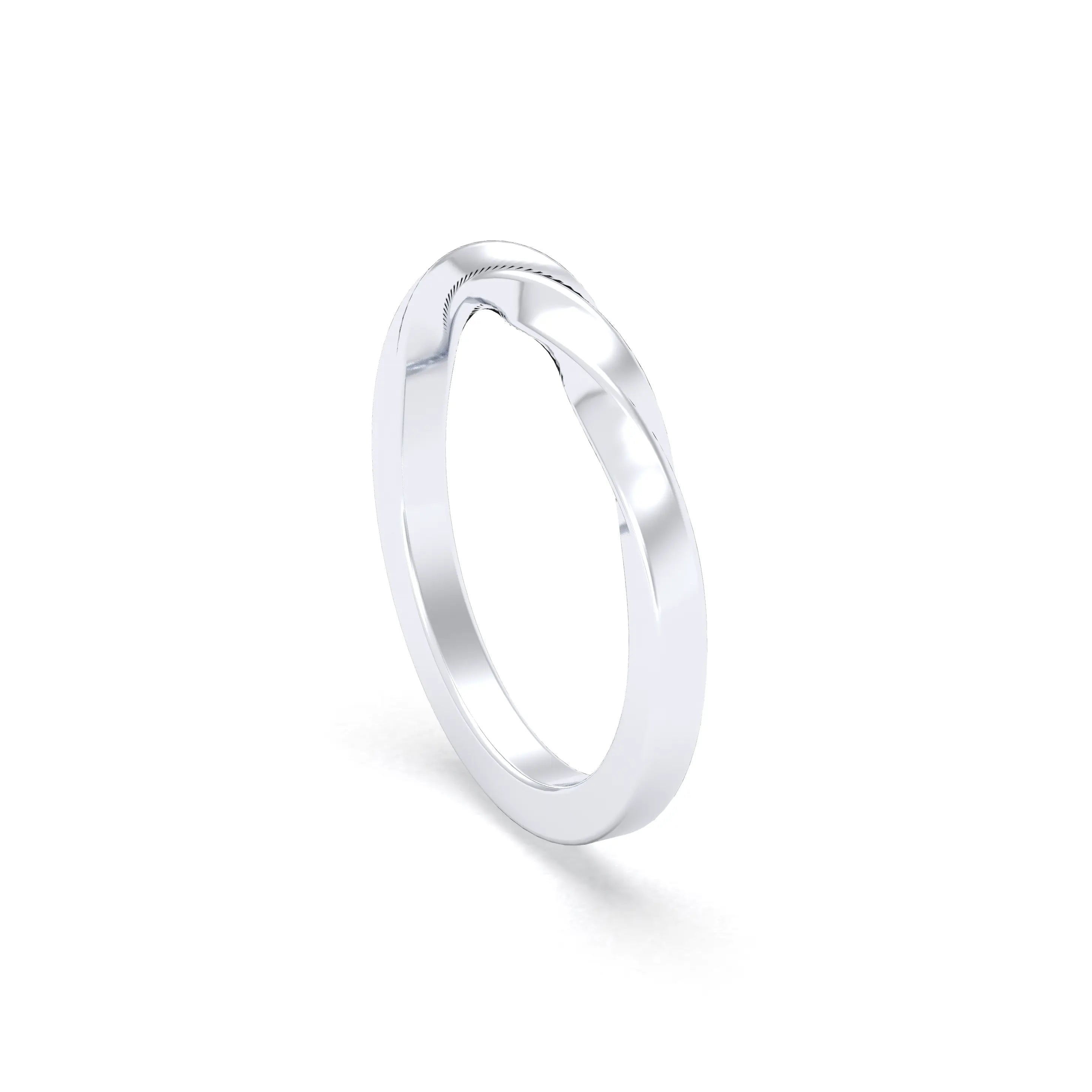 Alliance Katia demie-torsade en or 18 carats homme ou femme - Bajoia