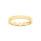 Alliance Katia demie-torsade en or 18 carats homme ou femme - Bajoia Or jaune
