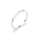Alliance Unisson double rang en or blanc 18 carats