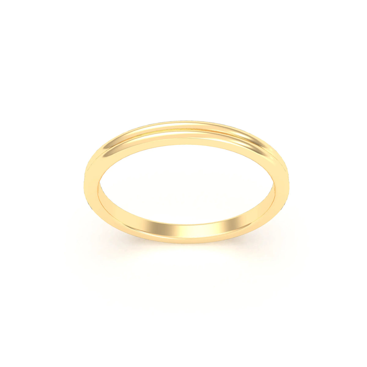 Alliance Unisson double rang en or jaune 18 carats