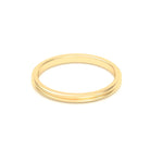 Alliance Unisson double rang en or jaune 18 carats