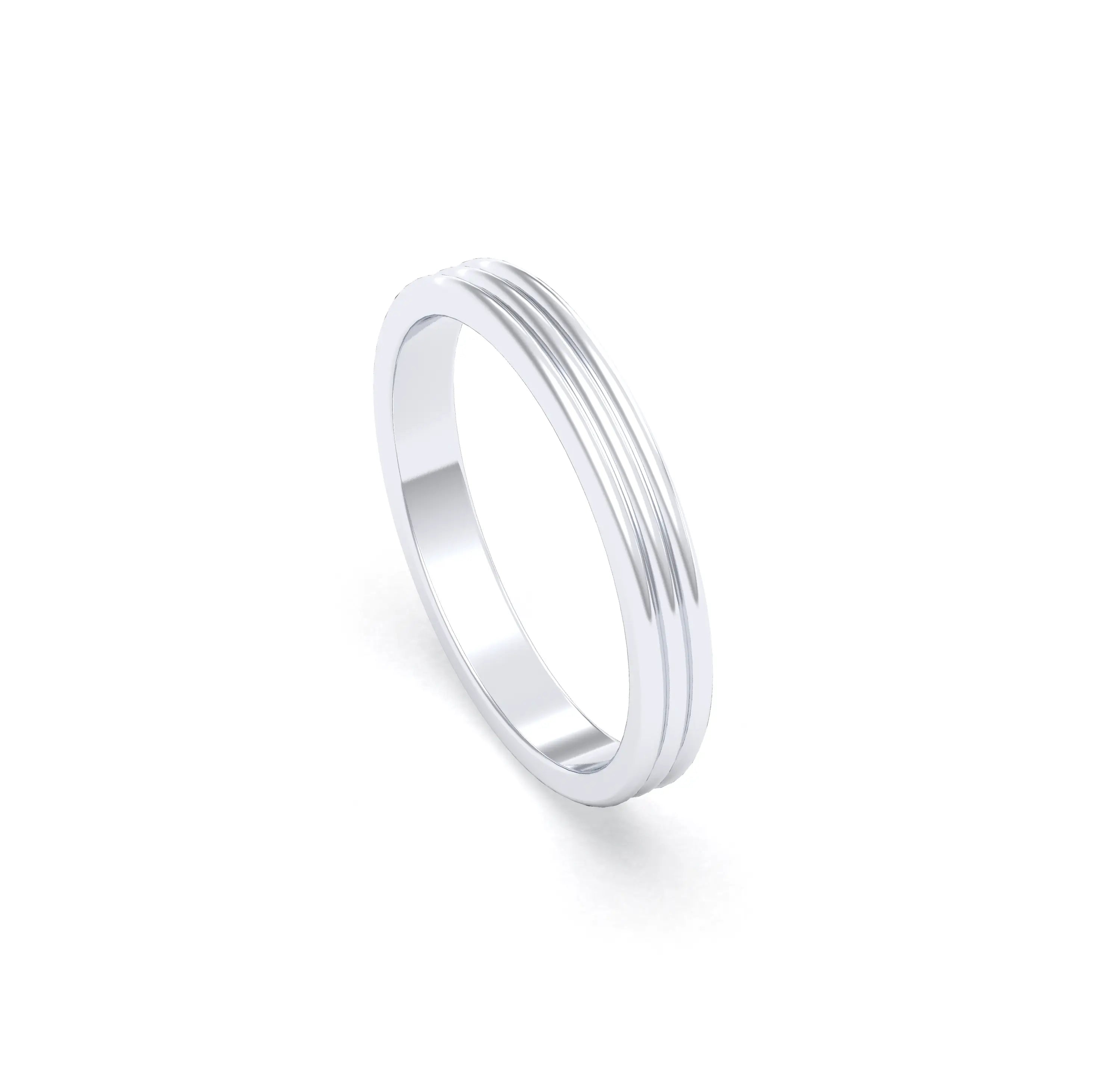 Alliance Unisson triple rang en argent 950