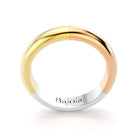 alliance en or rose or jaune et or blanc 18 carats