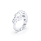 Bague Pégase – bague tête de cheval en argent 950, pierres précieuses au choix