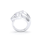 Bague Pégase – bague tête de cheval en argent 950, pierres précieuses au choix Saphir violet