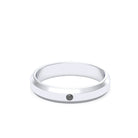 Bague Elisa Architecte biseautée en argent 950 – pierre fine ou précieuse au choix