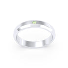 Bague Elisa Architecte biseautée en argent 950 – pierre fine ou précieuse au choix