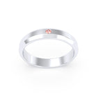 Bague Elisa Architecte biseautée en argent 950 – pierre fine ou précieuse au choix