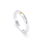 Bague Elisa Solitaire – L'Essence de l'Argent 950 et son Point de Lumière