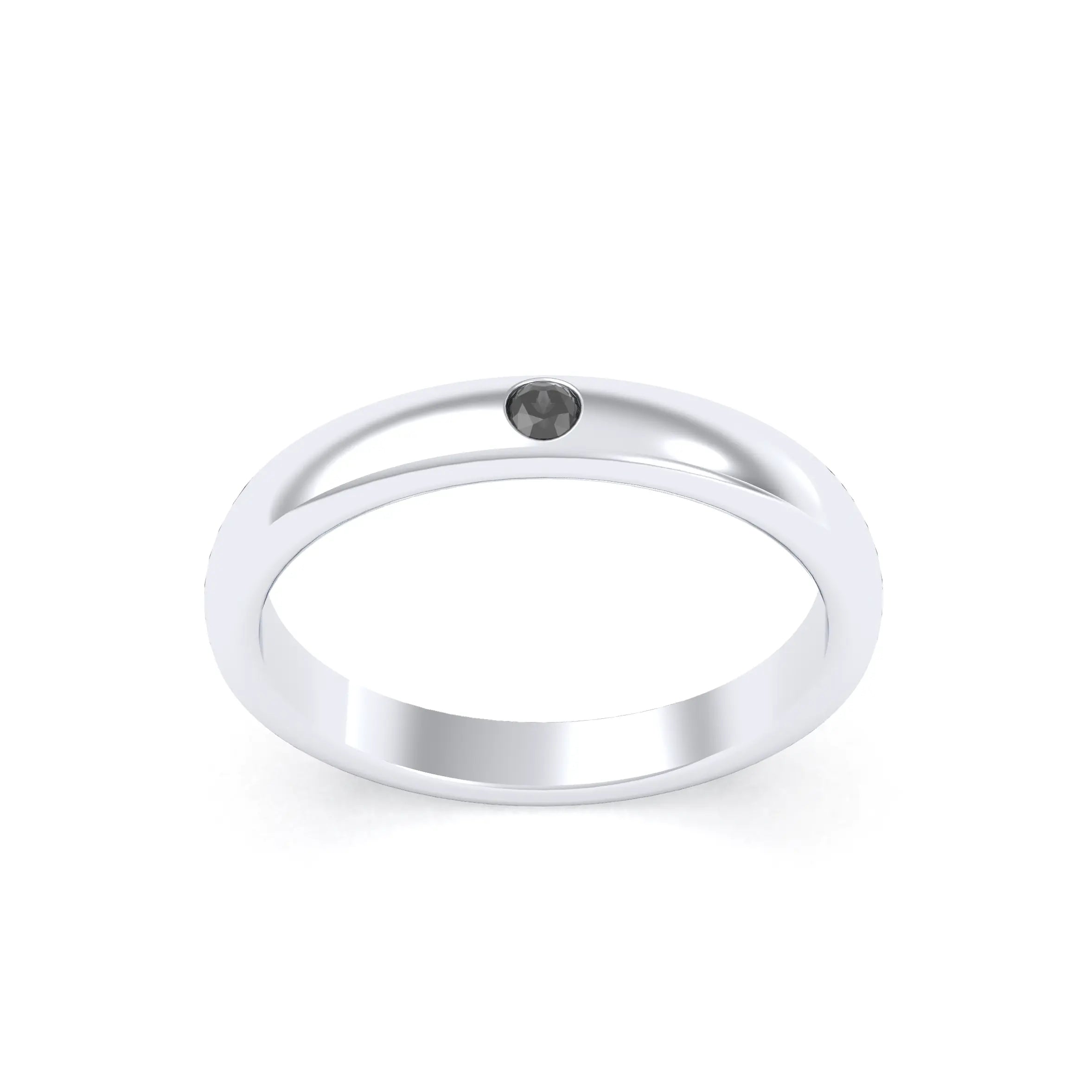 Bague Elisa Solitaire – L'Argent 950 sublimé par les Pierres Précieuses