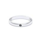 Bague Elisa Solitaire – L'Argent 950 sublimé par les Pierres Précieuses