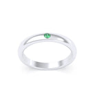 Bague Elisa Solitaire – L'Argent 950 sublimé par les Pierres Précieuses